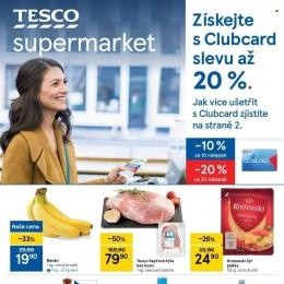 Tesco Supermarket - Získejte S Clubcard Slevu Až 20% leták