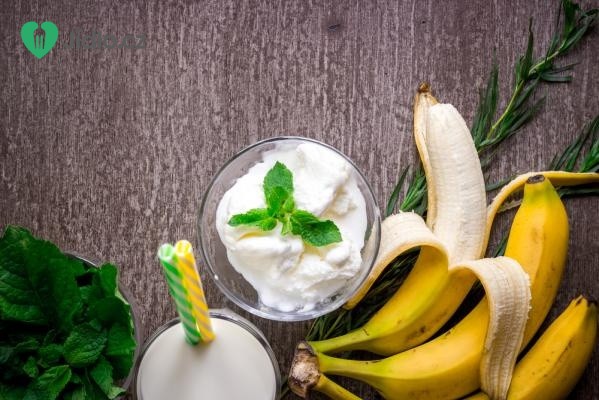Banánový koktejl se zmrzlinou recept