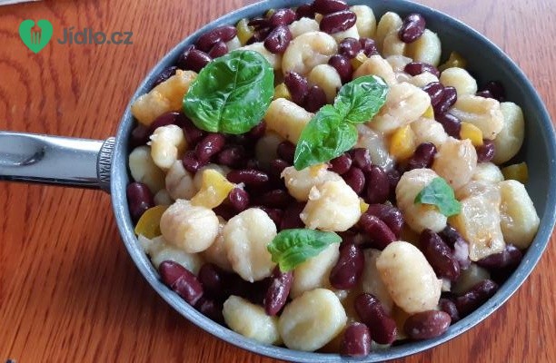 Gnocchi s červenými fazolemi a olomouckými syrečky recept