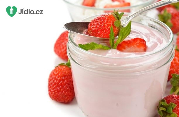Jahodový jogurt recept