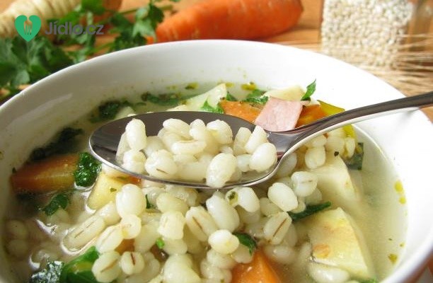 Kroupová polévka se zeleninou recept