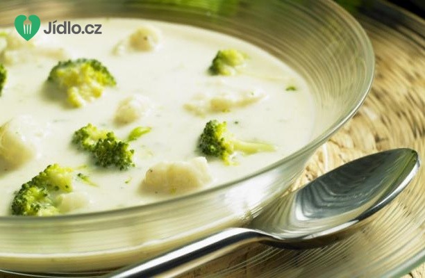Květáková polévka s brokolicí recept