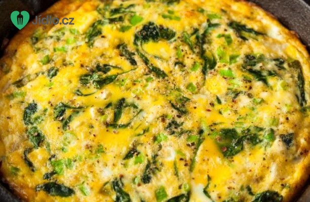 Omeleta s mascarpone, špenátem a parmezánem recept