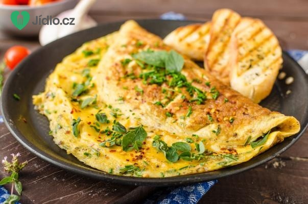 Omeleta se špenátem recept