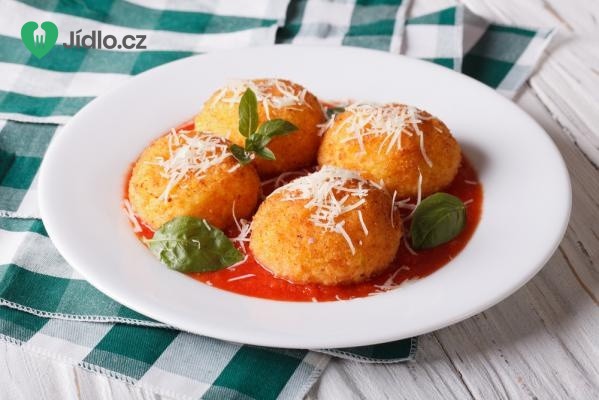 Vegetariánské Arancini - Italské rizoto kuličky recept